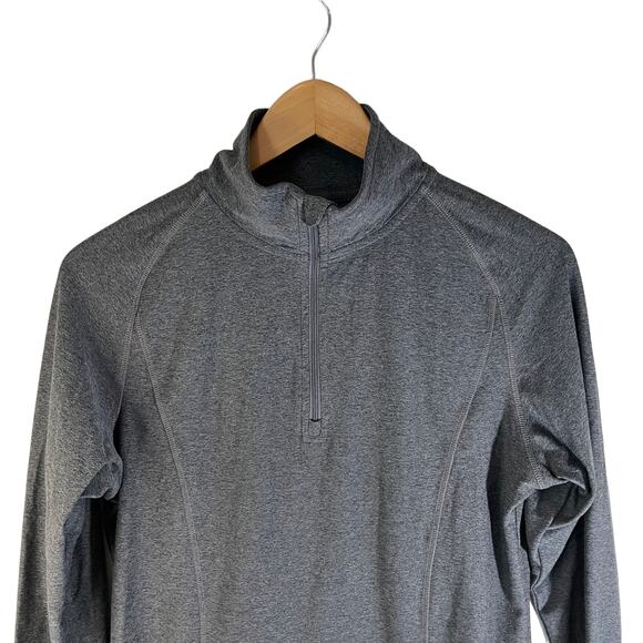 C9 by Champion Women's 1/4 Zip Long Sleeve Athletic Top Gray Medium Activewear - Picture 3 of 10